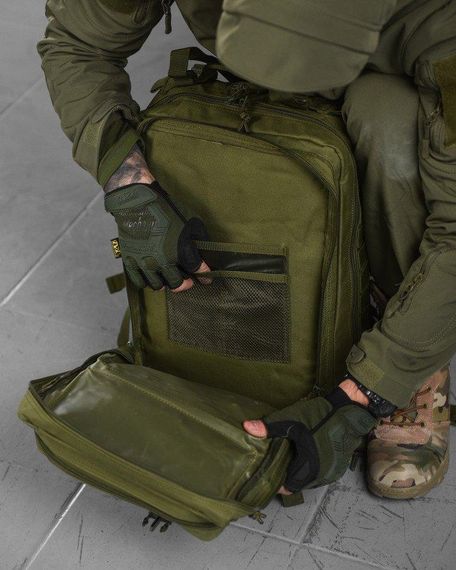 Рюкзак тактический олива 45л 800D  USA ВТ6386 | Зображення 7
