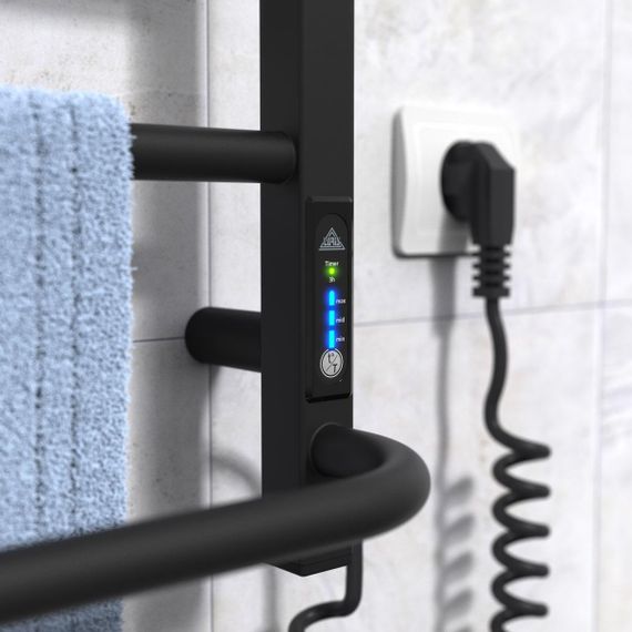 Електрична рушникосушарка Laris Зебра Комфорт ЧФЧ8 500 х 800 Е (підкл. справа) R3 | Зображення 4