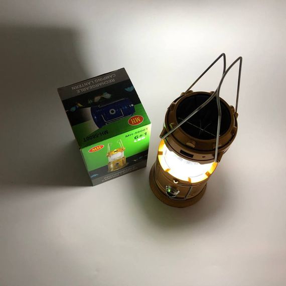 Фонарь-светильник аккумуляторный кемпинговый CAMPING MH-5800T / PZ-887 Кемпинговый фонарь-лампа | Зображення 1