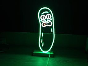 Неоновий світильник Огірок Рік 200х320 acr-n000054