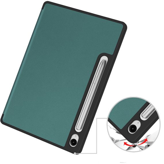 Чохол до планшета BeCover Flexible TPU Mate Samsung Tab S9 (SM-X710/SM-X716)/S9 FE (SM-X510/SM-X516B) 11.0" Dark Green (712529) | Зображення 4