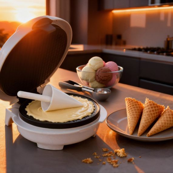 Вафельниця електрична Adler AD 3038 з конусом для ріжків 1500 Вт | Зображення 8