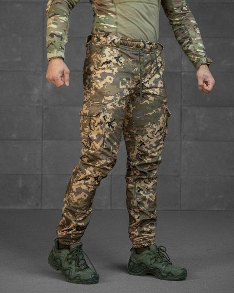 Зимние штаны soft shell BANDIT пиксель ТР6410 | Зображення 1