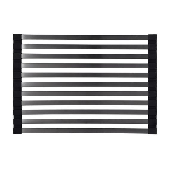 Сушарка на кухонну мийку Lidz Acsis LA14 Black, плоска основа, для посуду 430х300 мм LDACSLA14BLM49768 | Зображення 2