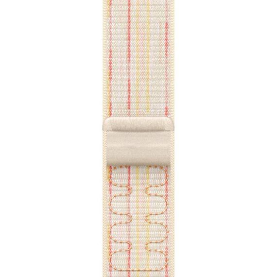 Ремінець Nylon Sport Loop для Apple Watch 42(ser.1-3)/44/45/46/49mm Starlight / Pink