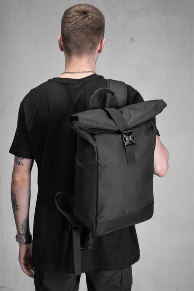 Повсякденний рюкзак Роллтоп шкільний Without Basic Black | Зображення 1