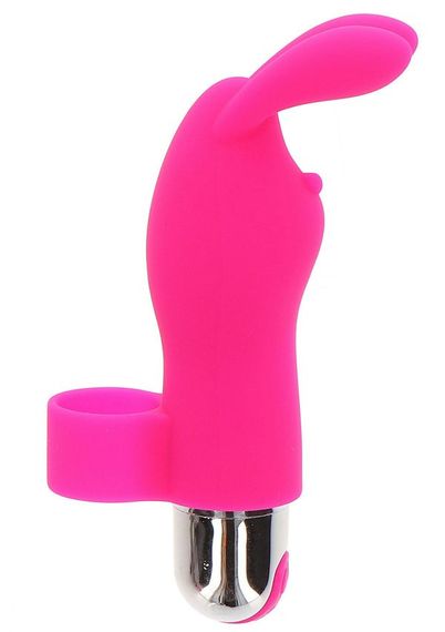 Вібратор на палець для клітора у вигляді кролика Toy Joy Bunny Pleaser Rechargeable рожевий Sex Aura