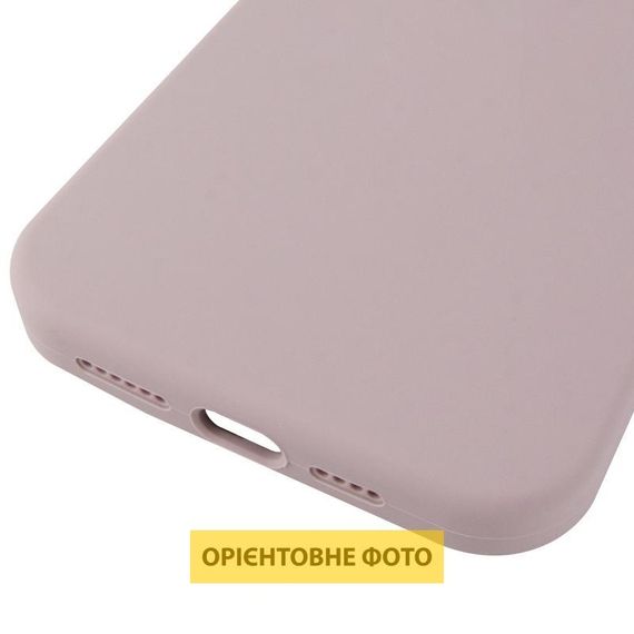 Чохол Silicone Case (AA) Logo with MagSafe для Apple iPhone 16 (6.1") Сірий / Lavender | Зображення 4