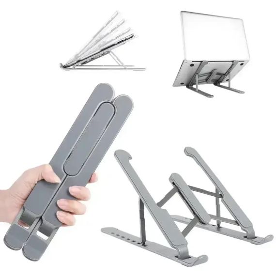 Підставка для ноутбука VHG X2 складана Foldable Laptop Stand Silver | Зображення 1