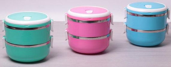 Ланч-бокс Kamille Food Box 2 ємності по 700 мл, 16.5х15х15см