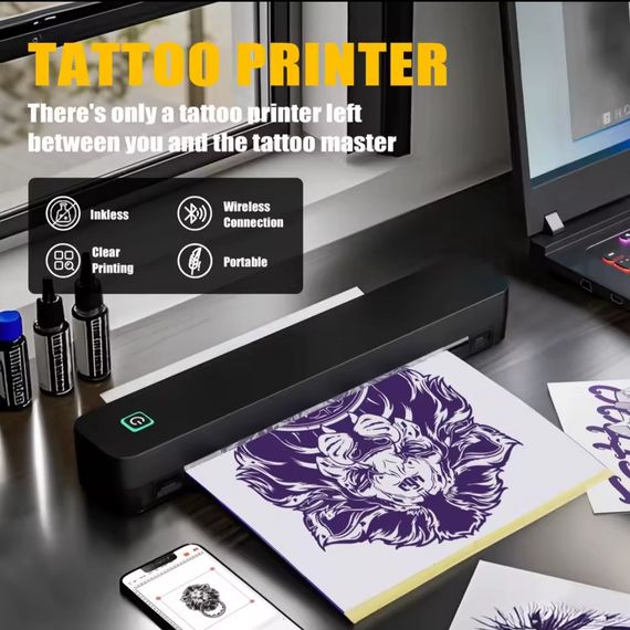 Бездротовий портативний термопринтер А4 | Зображення 7