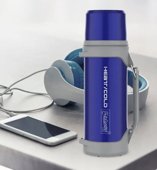 Термос із нержавіючої сталі Maestro MR-1631-100 1 л термопляшка Маестро | Зображення 1