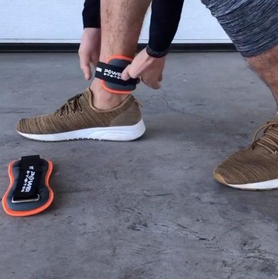 Обважнювачі-манжети для ніг та рук Power System PS-4046 Ankle Weights (2шт.*1 kg) (пара) | Зображення 3