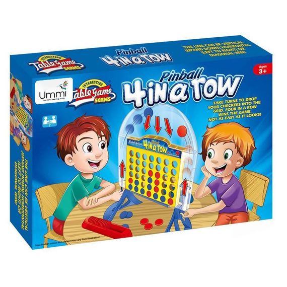 Настільна інтерактивна гра Ummi 03818 4 in a Row Blue / Yellow | Зображення 1