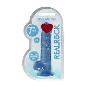 Фаллоимитатор - Realrock Dildo 7" Blue sexstyle