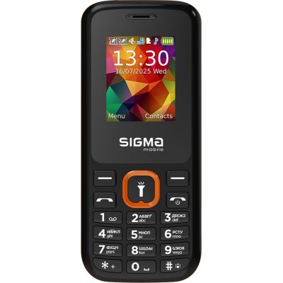 Мобильный телефон Sigma X-style 171 MINI Track Black-Orange (4827798813737) | Зображення 1