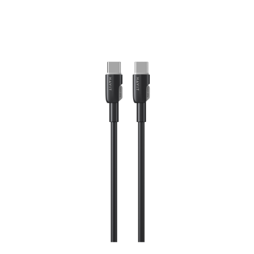 Кабель USB PD Type-C/Type-C Havit HV-CB308C 3,0A 60W 1м чорний