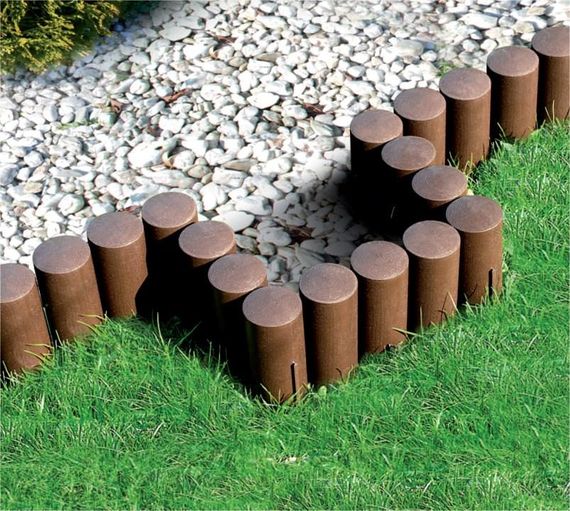 Газонное ограждение Cellfast MAXI 2.1 м коричневый 3 элемента 34-011 | Зображення 1