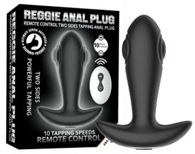 Анальная вибро пробка Dual tapping anal plug Sex Aura