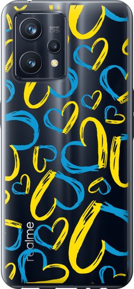 Чехол на Realme 9 Сердца UA "5292u-2866-17620"