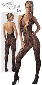 Эротический комбинезон сетка Catsuit with Pearls L/XL sexstyle
