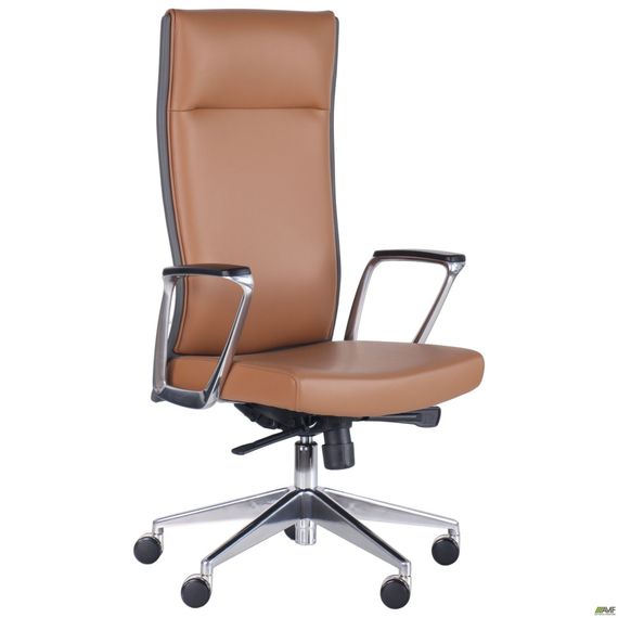 Кресло офисное AMF Jeff HB BrownDark Gray | Зображення 1