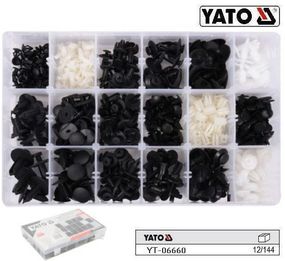 Набор крепежа обшивки салона FORD YATO Польша 415 штук YT-06660