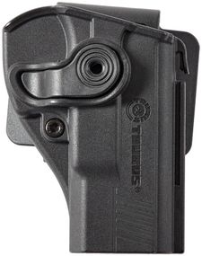 Кобура для Taurus PT24/7 PRO/PT800. Кріплення на ремінь. Матеріал - пластик. Колір - чорний