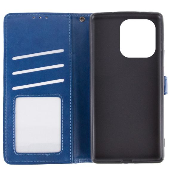 Шкіряний чохол книжка GETMAN Gallant (PU) для Infinix Smart 9 4G / Hot 50i Синій | Зображення 4