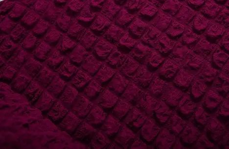 Комплект чехлов на стулья без оборки 6 штук (бордовый) | Зображення 3