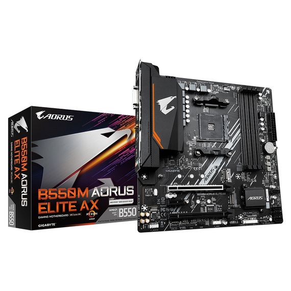 Материнская плата GIGABYTE B550M AORUS ELITE AX | Зображення 4