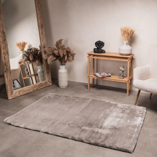 Килимок для підлоги еко-хутро Elegant 75*150см кварц Дариана | Зображення 3