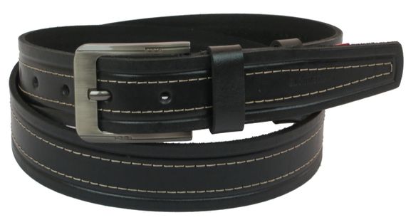 Ремінь під джинси Skipper чорний 3,8 см