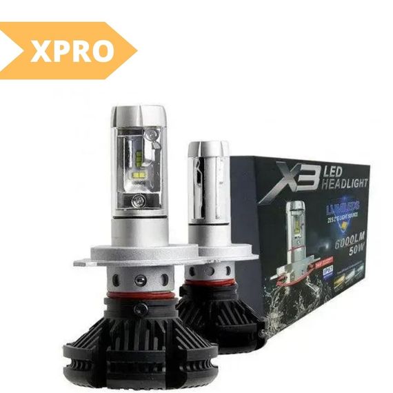 Автолампы XPRO LED X3 H1 [39] (50) черный (MER-12429_454) | Зображення 1