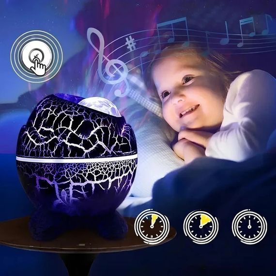 Нічник-проектор з Bluetooth-колонкою «Яйце Динозавра» (234572841_738) | Зображення 1