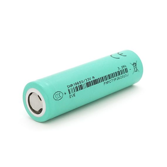 Акумулятор 18650 Li-Ion EVE 3200mAh 33V 10A, 4.2/3.6/2.5V, Gray | Зображення 1