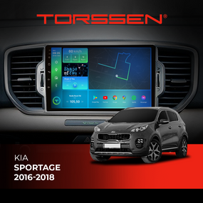 Штатна магнітола Torssen Kia Sportage 2016-2018 NF9 Carplay