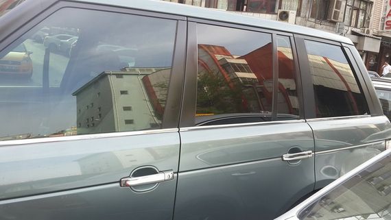 Накладки на ручки (4 шт, нерж) для Range Rover III L322 2002-2012рр | Зображення 4