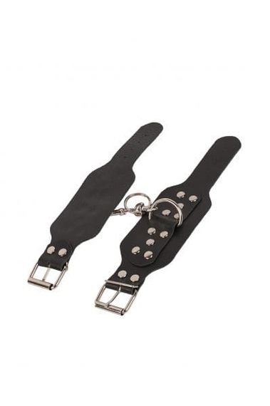 Наручники sLash Leather Hand Cuffs Черные One Size | Зображення 1
