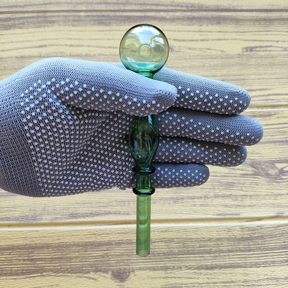 Стеклянная трубка Simple Oil Green | Зображення 2