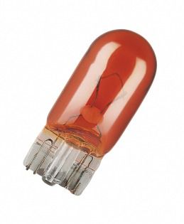 Указательные лампа накаливания OSRAM 2825-02B W5W 12V W2.1X9.5D 10X2 Blister | Зображення 1