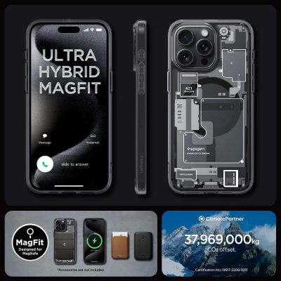 Чехол для мобильного телефона Spigen Apple iPhone 15 Pro Ultra Hybrid MagFit Zero One (ACS06721) | Зображення 8