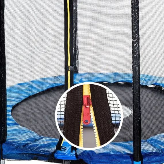 Батут дитячий Atleto 183 см із захисною сіткою і драбиною для дому та дачі 20000601 | Зображення 4