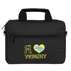 Сумка для ноутбука Porto 12&apos;&apos; PN12 LoveUkraine Black (PN12BK_LoveUkr)