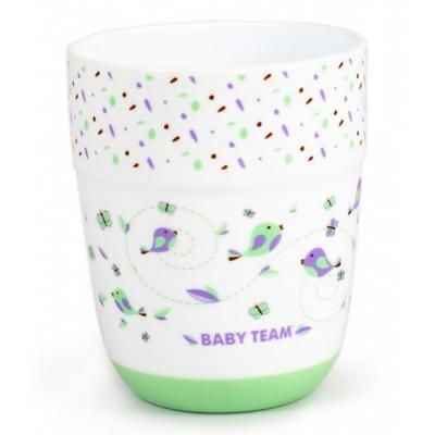 Набор детской посуды Baby Team тарелка мелкая, тарелка глубокая, чашка (6093) | Зображення 3