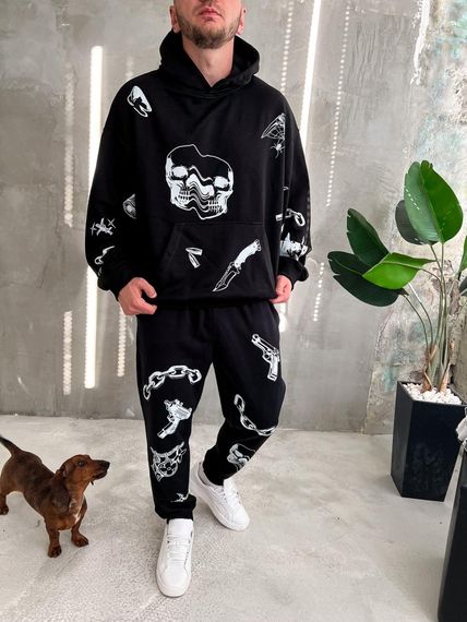 Костюм худі+штани дтф | Зображення 3