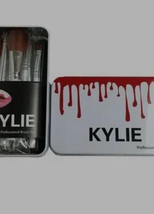 Професійний набір кистей для макіяжу Kylie Jenner Make-up brush Gold set 12 шт | Зображення 1