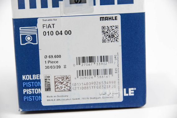 Поршень Combo 1.3CDTi 04- (69.6mm/STD), MAHLE/KNECHT (0100400) | Зображення 2
