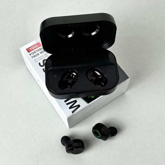 Бездротові навушники YD03 series, EarBuds, Smart Case (Чорний) | Зображення 6