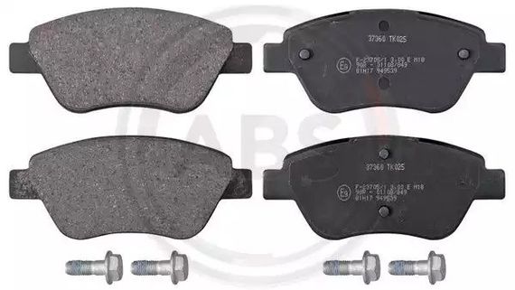Колодки передні гальмівні Siena 00-12 (37360) ABS | Зображення 2